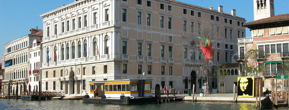 Vue du Palazzo Grassi à Venise qui abrite les œuvres de François Pinault