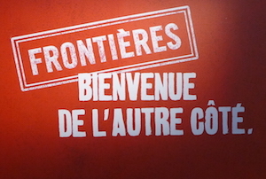 Affiche Frontieres Palais de la Porte Dorée, Musée de l'Histoire de l'Immigration