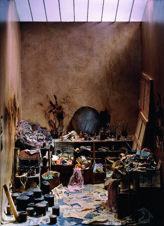 Charles Matton, L’Atelier de Francis Bacon, 1986, maquette, collection particulière. Photo Charles Matton / Adagp, Paris 2016